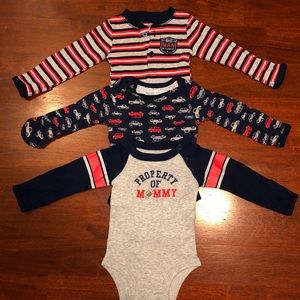 Cutest Newborn Carter’s 3 Piece Long Sleeve